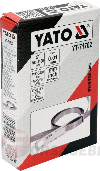 Циркометр для измерения длины окружности и диаметра d700-1100 мм. Yato YT-71702