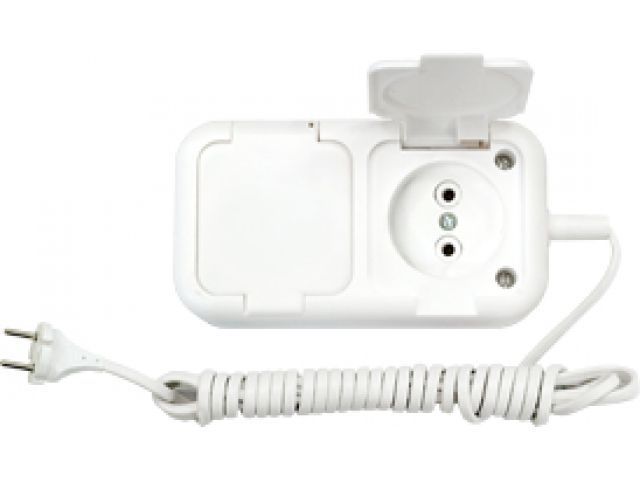 Удлинитель-шнур 3,5м (2 роз., 1.5кВт, б/з, ПВС 2x0,75) Bylectrica У6-2223.5м