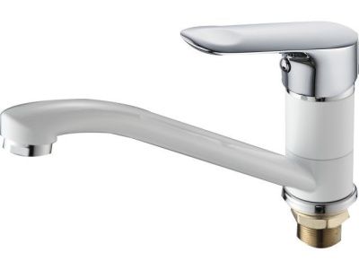 Смеситель для кухни D35-A, серия 290 белый, поворотный излив ECONOCE EC0292WT