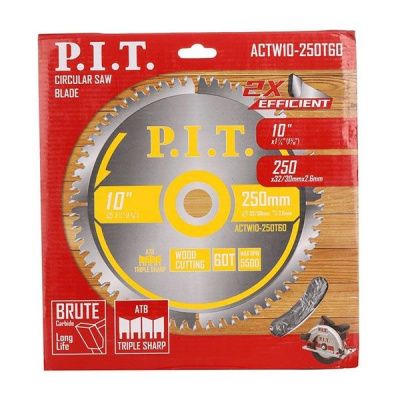 Диск пильный 165x30/20x1,4 мм 20T PIT ACTW10-165T20