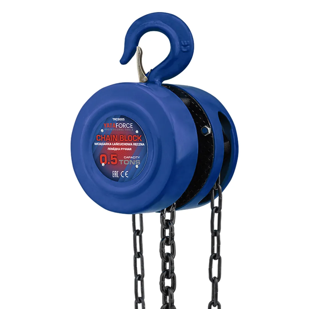 Таль ручная цепная 0.5 т YATAFORCE YF-TRC9005