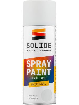 Краска-эмаль аэроз. универсальная белый матовый 400 мл SOLIDE SL-27515-1
