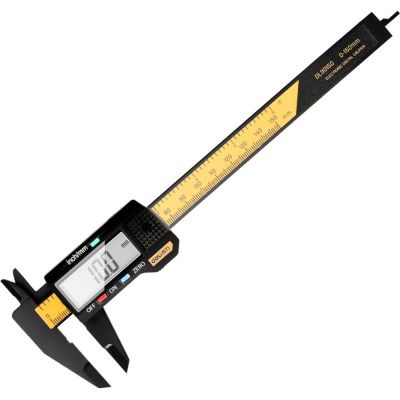 Штангенциркуль Deli YS EDL90150, 150 мм, электронный, желтый