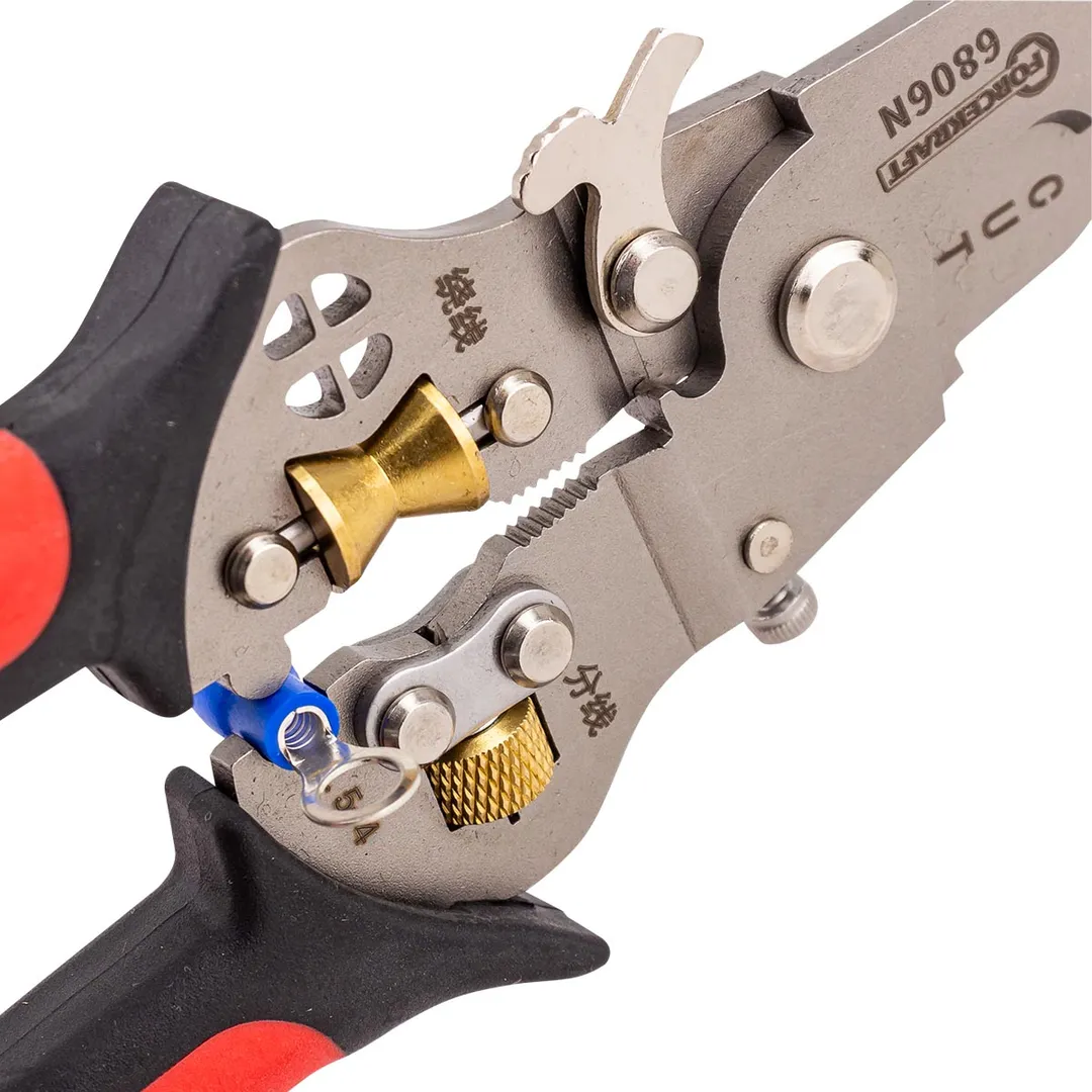 Плоскогубцы многофункциональные 10 в 1 175 мм ForceKraft FK-6806N