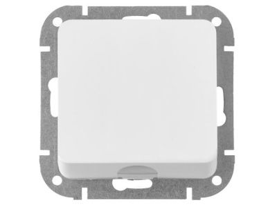 Розетка для вывода кабеля, скрытая белая, Astrum, Bylectrica ВК-103