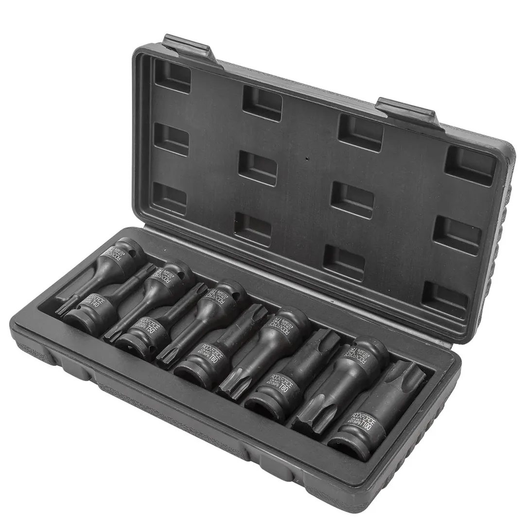 Набор ударных головок-бит TORX T30-T100 1/2'' 10 пр RockForce RF-41013MPB