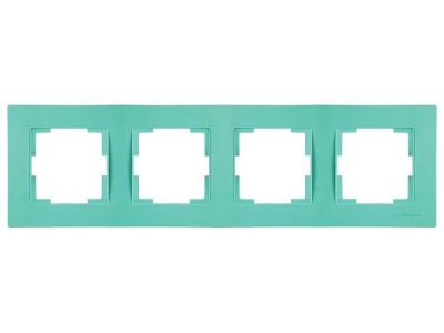 Рамка 4-ая горизонтальная зеленая, RITA, Mutlusan 22208001410