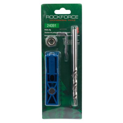 Кондуктор для сверления отверстий с аксессуарами 4 пр. RockForce RF-24091