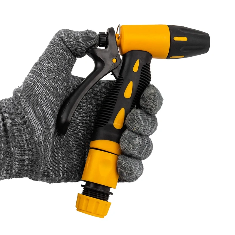 Пистолет-распылитель пластиковый, 1 штуцер, 2 быстросъема, L-180 мм, 4 пр WMC TOOLS WMC-TG7206017