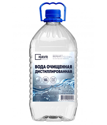 Вода дистиллированная "NAVR" 5 л. NAVR 37834