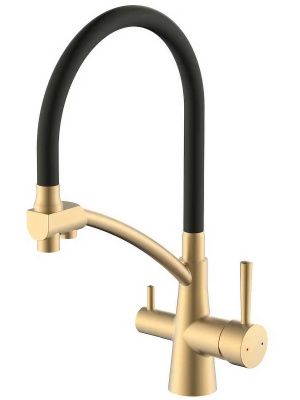 Смеситель для кухни, Lt D35, серия LUX золото AV Engineering AVLUX4-A49GLB