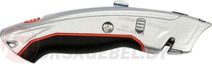 Нож с выдвижным трапециевидным лезвием 1+3 шт. SK5, Zn Yato YT-75201