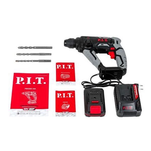 Перфоратор аккумуляторный, 20В, 16 мм, 1,4 Дж, 0-1000 об/мин, 0-5500 уд/мин, 1 АКБ и ЗУ PIT PBH20H-18A /1
