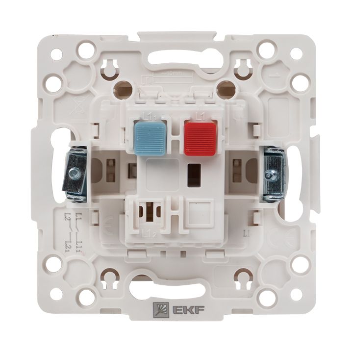 Стокгольм Механизм Выключателя 1-кл, 10А автоматические клеммы белый EKF PROxima EYV10-121-10