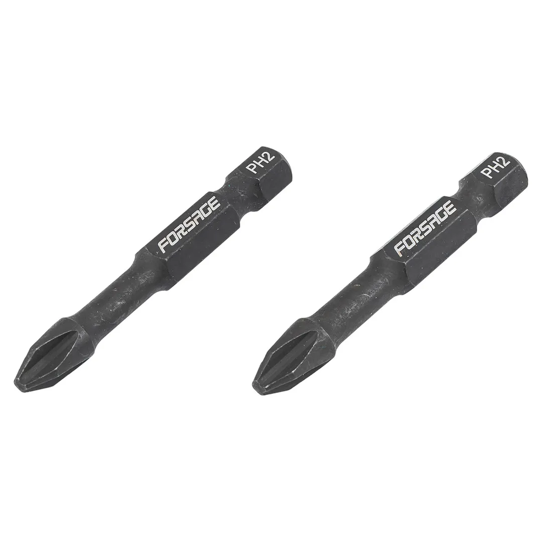 Набор бит торсионных 2 пр. PH2 1/4" 50 мм Forsage F-36193