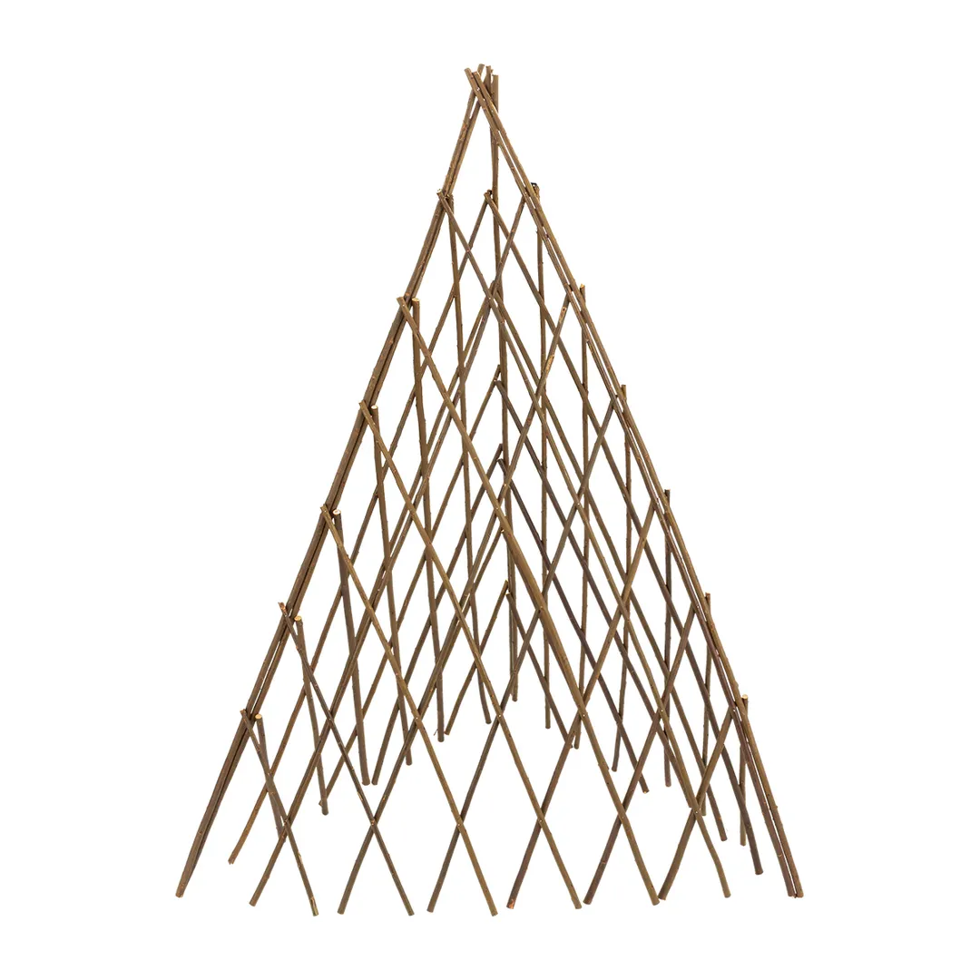 Опора ''конус'' для растений, декоративная плетеная, дерево, 120 см WMC TOOLS WMC-TG6104015