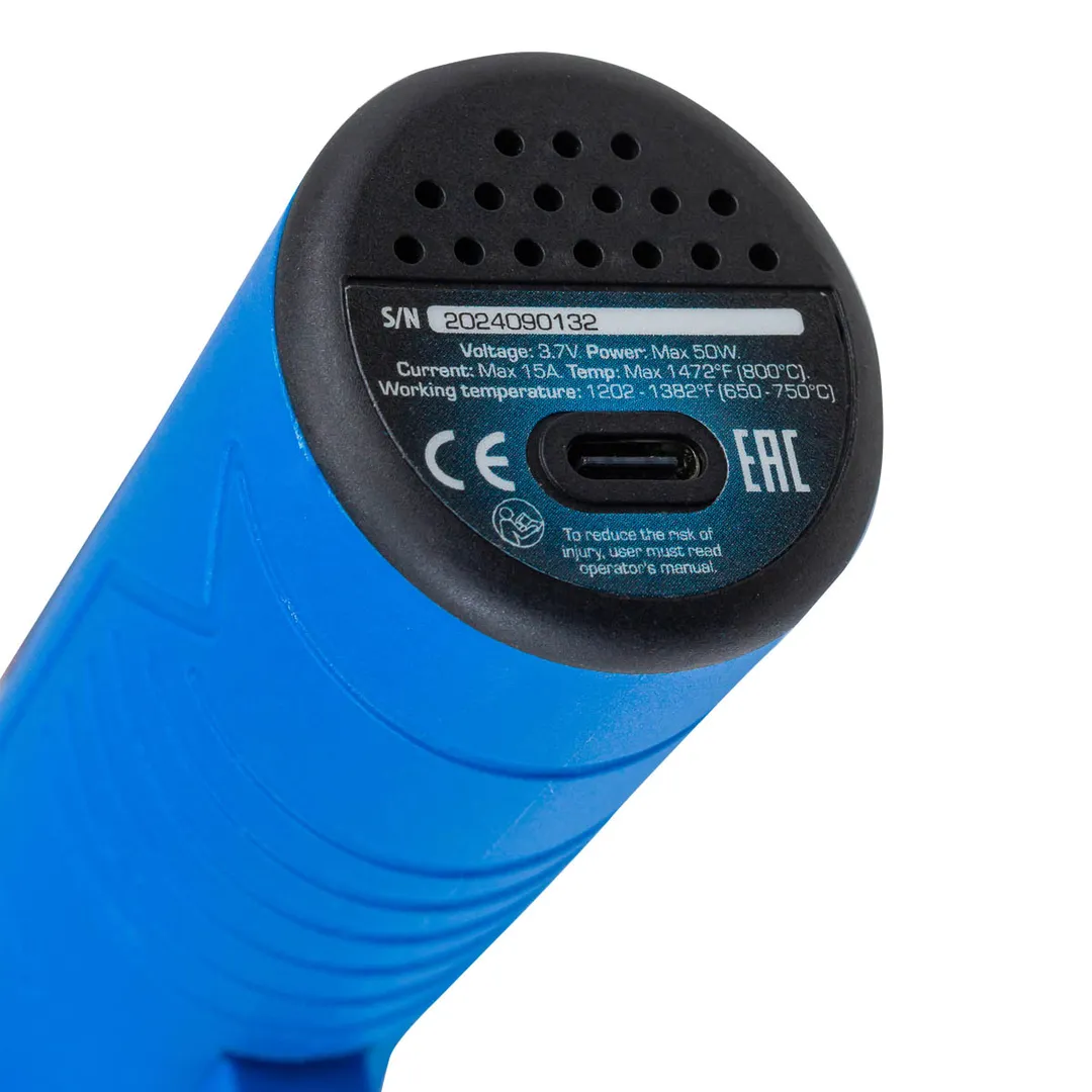 Паяльник аккумуляторный 50W, 3.7V, макс. тем-ра 800 град./С Forsage F-A702