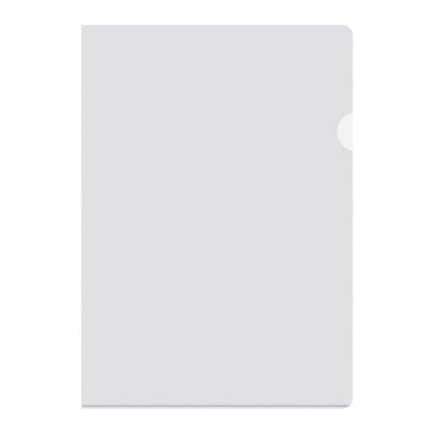 Папка-уголок "Inter-folia", А4, 80 мк, прозрачный