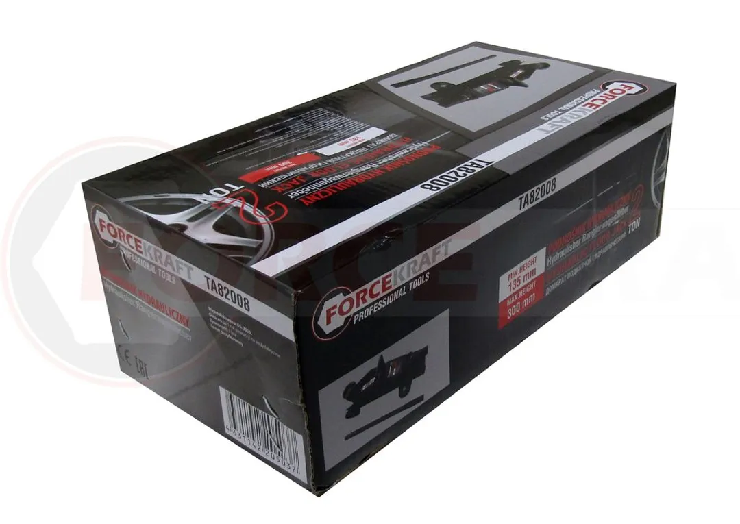 Домкрат подкатной гидравлический 2 т, 135-300 мм ForceKraft FK-TA82008