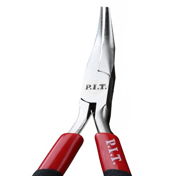 Длинногубцы мини изогнутые ADVANCE HPLR06-0115B, 115 мм, сталь CR-V, 63HRC, пружина PIT HPLR06-0115B