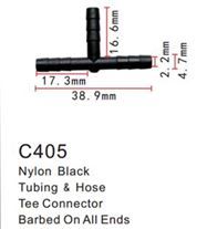 Клипса для крепления внутренней обшивки а/м универсальная пластиковая, 100 шт Forsage C0405(universal)