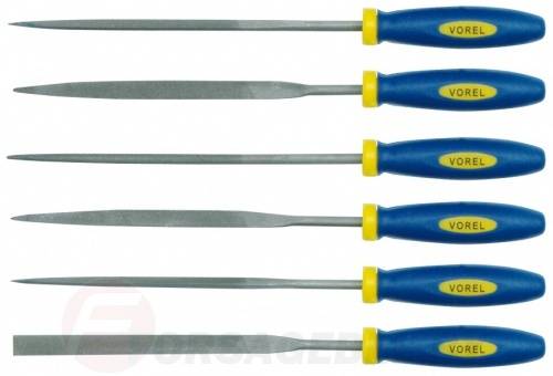 Набор надфилей L140 мм 6 шт. Vorel 25351