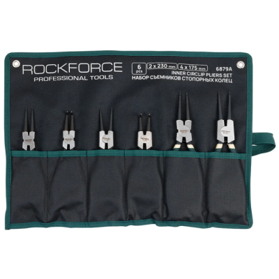 Набор съемников стопорных колец 6 пр RockForce RF-6879A