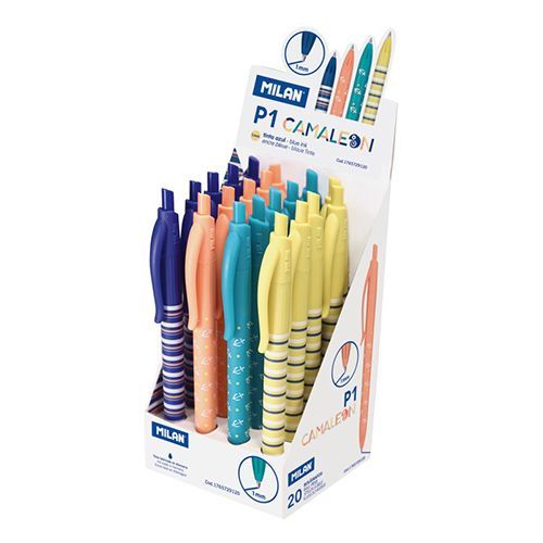 Ручка шариковая автоматическая "Chameleon", 1.0 мм, ассорти, стерж. синий