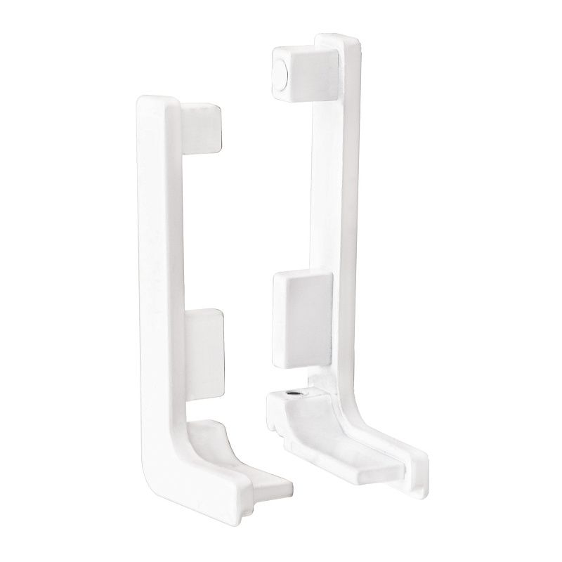 Комплект заглушек металлич. к профилю Gola, L-образных (левая+правая) черный 3 AKS 67684