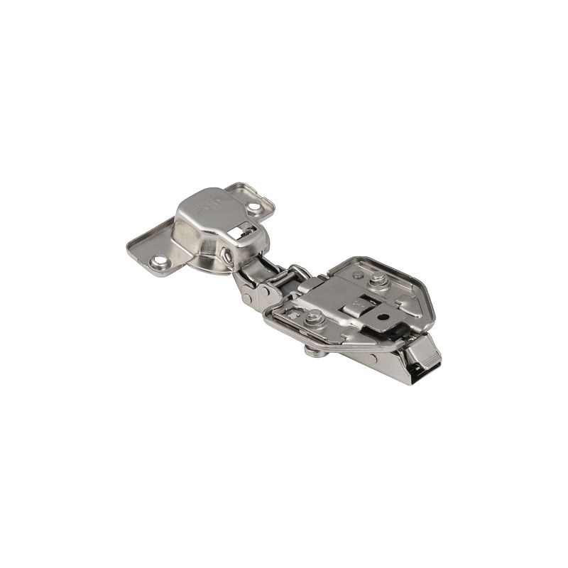 Петля накладная с доводчиком 48мм h3 clip-on 3D (еврошурупы, заглушки) AKS PLUS 104660
