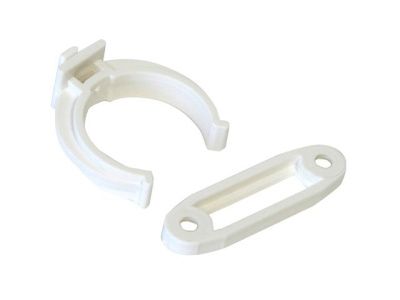 Клипса для кухонной опоры универсальная белая, 4 шт в зип-локе Starfix SMZ1-7096-4