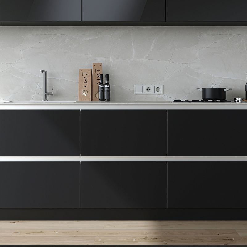 Профиль алюм. GOLA L-образный, 5.5м, черный AKS 118124