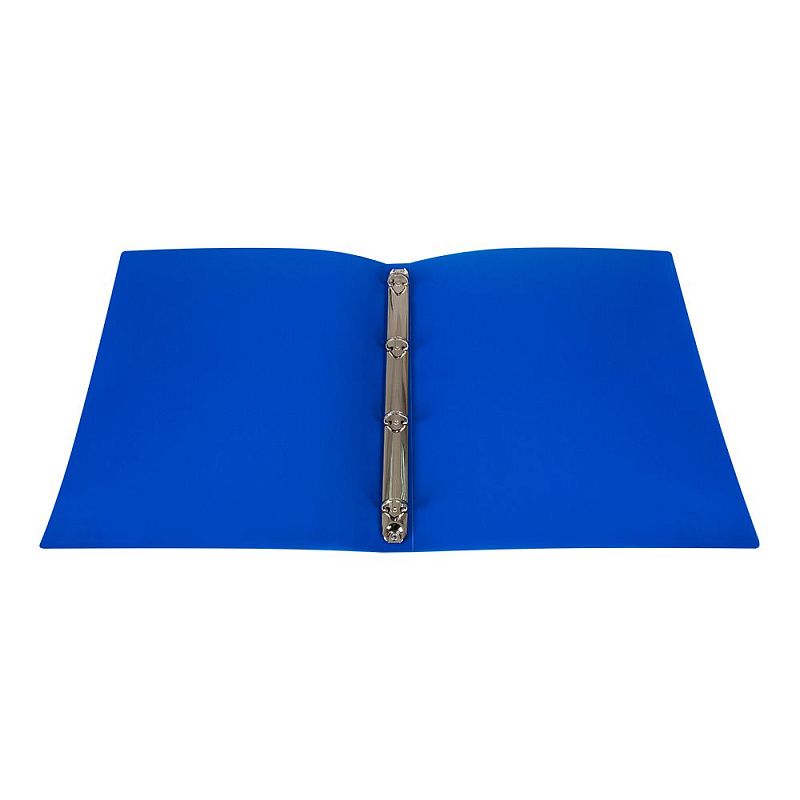 Папка на кольцах "Q-Connect", 4 кольца, синий