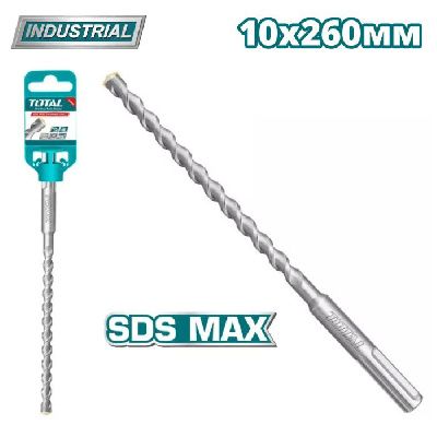 Бур SDS-MAX 10x260 мм TOTAL TAC321007