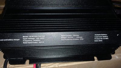 Зарядное устройство для штабелёров CDD10R-E/CDD12R-E 
24V/10A (Charger) TOR 1018882