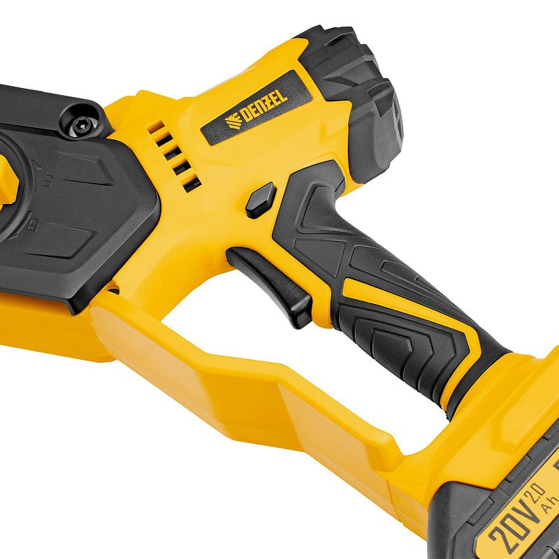 Цепная мини-пила аккумуляторная бесщет., СCS-200BL, шина 200 мм, Li-Ion, 20 В Denzel 58653