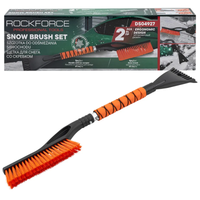 Щетка для снега со скребком 2 пр RockForce RF-DS04927