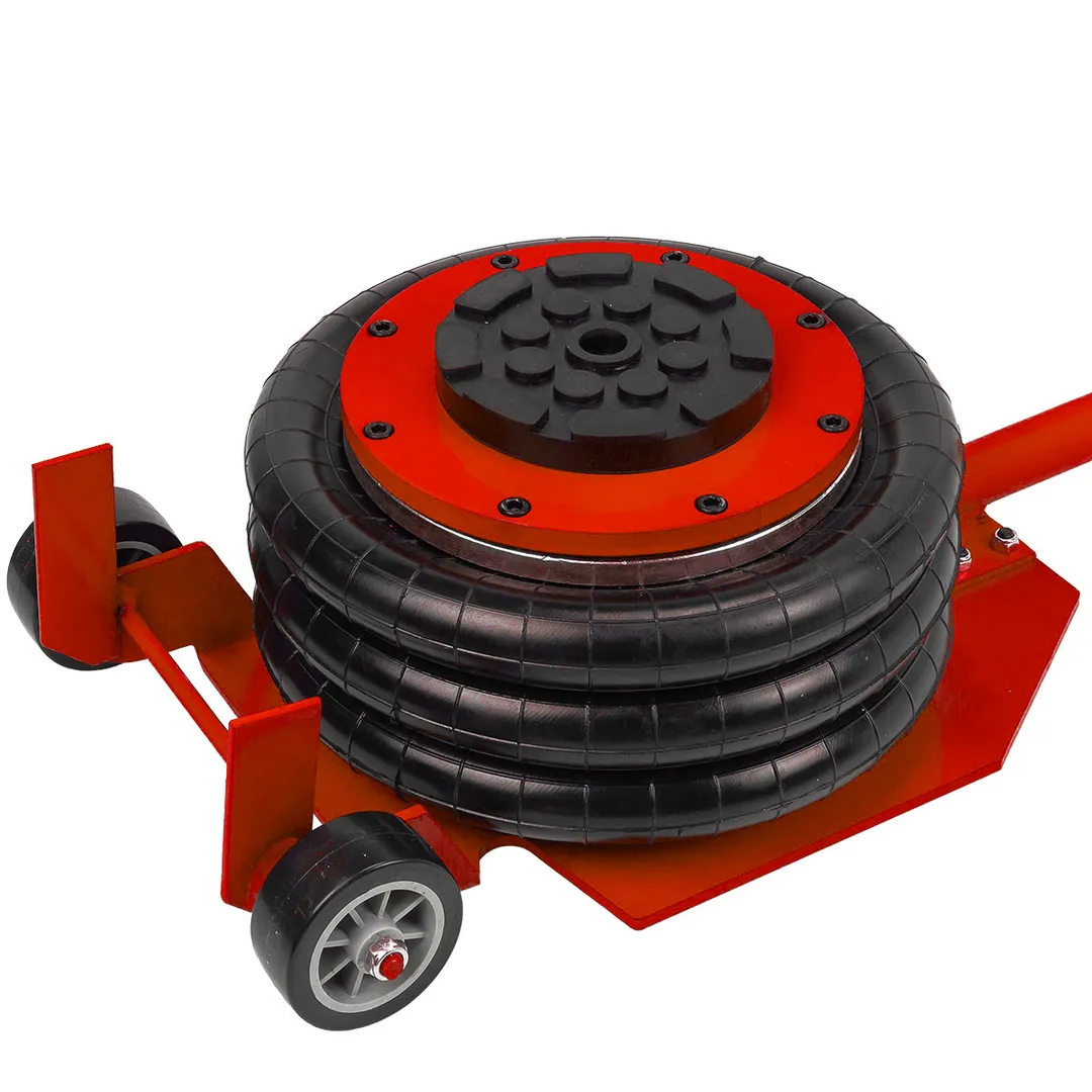 Домкрат подкатной пневматический 3 т, 145-400 мм, Ø255 мм Partner PA-TRA1723