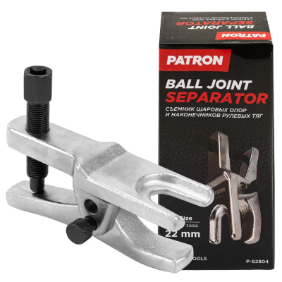 Съемник шаровых опор и наконечников рулевых тяг 22 мм PATRON P-62804