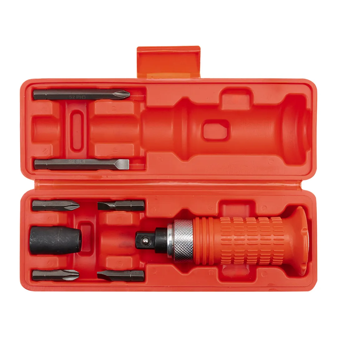 Отвертка ударная с набором бит PH, SL и адаптером 8 пр JBC JBC-5064E