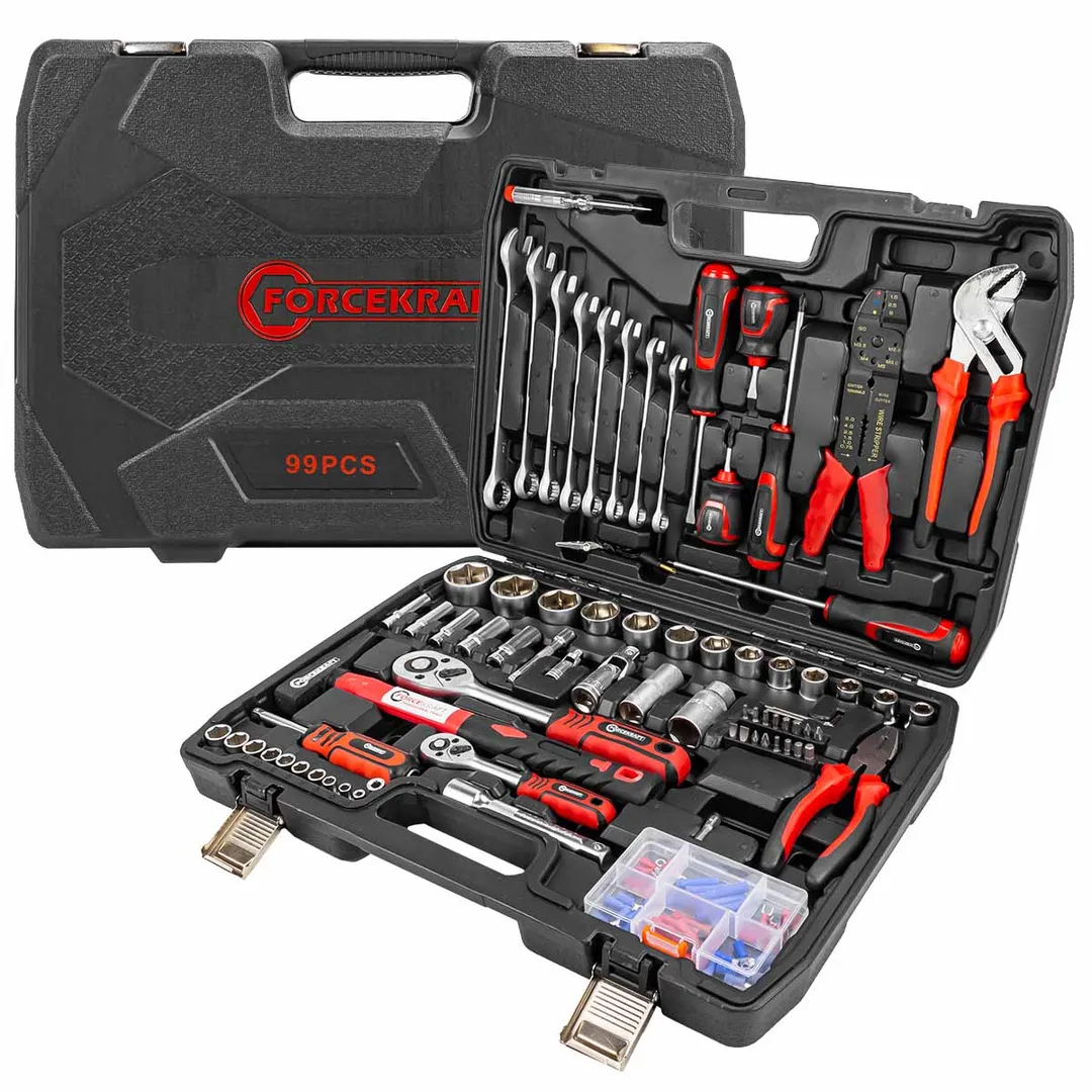 Набор инструментов 99 пр. 1/4''&1/2'' ForceKraft FK-4992-5