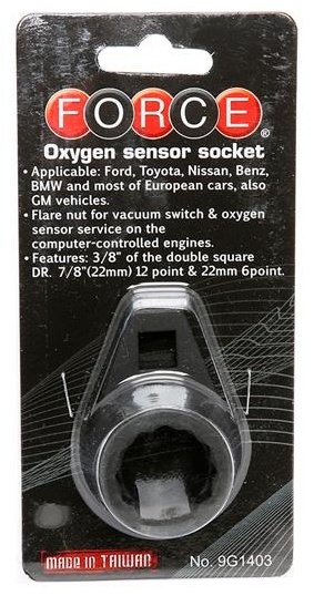 Разрезной ключ кислородного датчика Force 9G1403