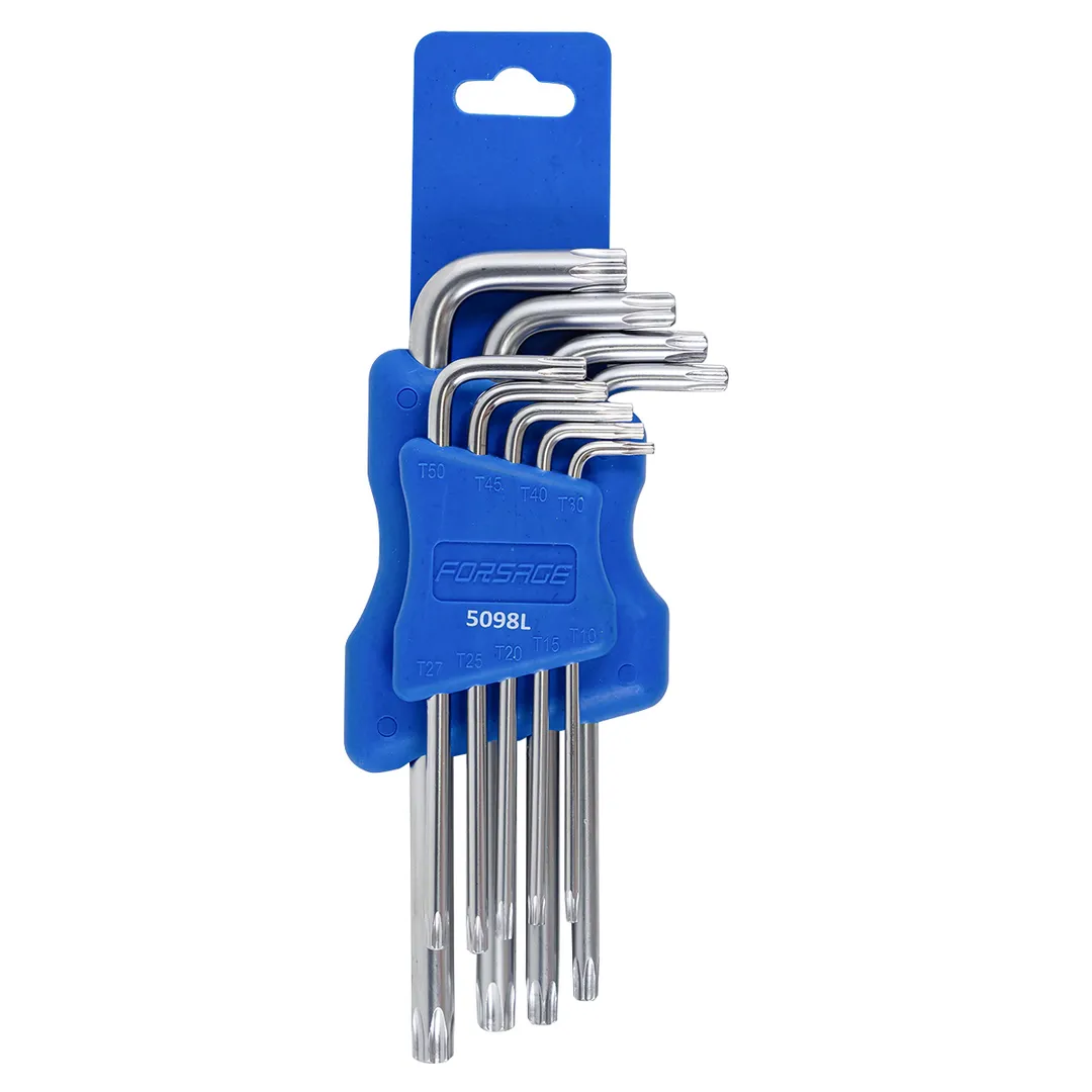 Набор длинных ключей Torx 9 пр. Forsage F-5098L