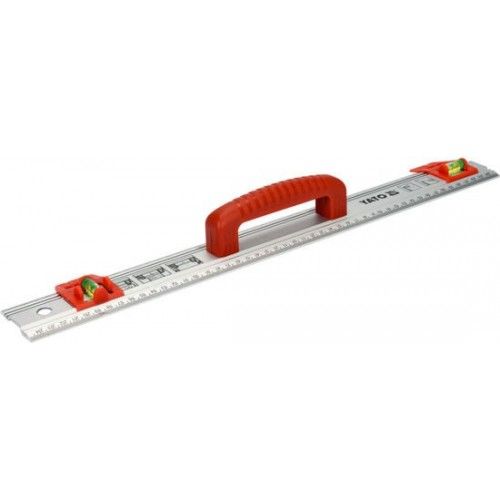 Линейка алюминиевая 2 глазка с ручкой 1000 мм Yato YT-70715