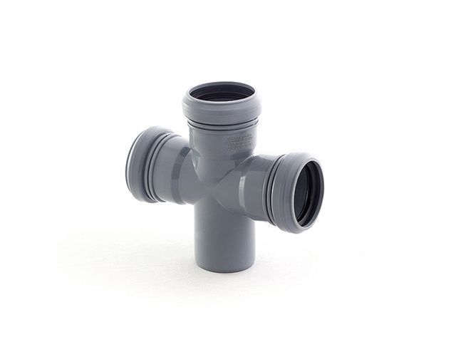 Крестовина ВК 50/50/50х87 РТП, для внутренней канализации РосТурПласт 36527