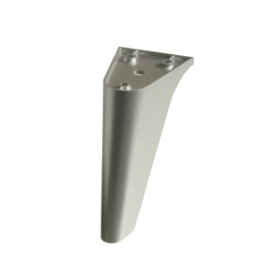 Опора меб. пласт. В-16 h120 металлик AKS 89843