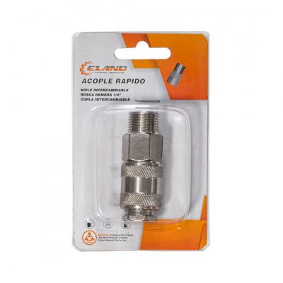 Быстросьемное соединение, "мама"-наруж. резьба 1/4" ELAND QS-F/M38EL