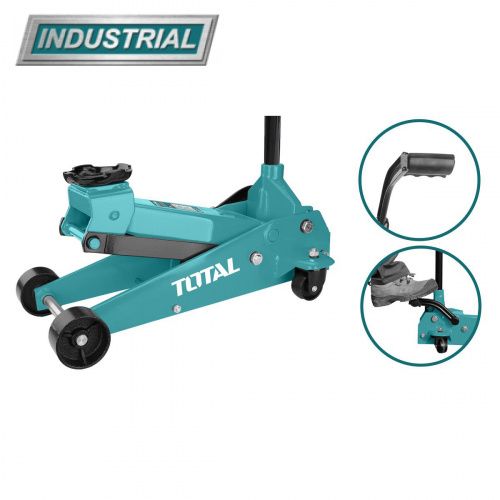 Домкрат гидравлический подкатной 3 т., 145-500 мм TOTAL THT10833