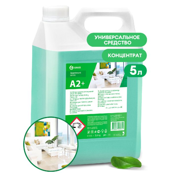 Средство моющее для ежедневной уборки "Apartment Series А2+", 5 л, концентрат