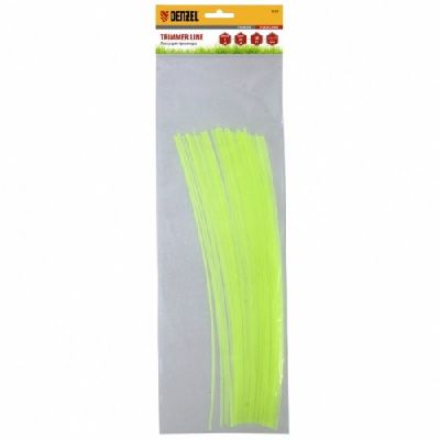 Леска для триммера, круглая нарезанная 2 мм х 30 см, 50 шт Flex cord Denzel 96100